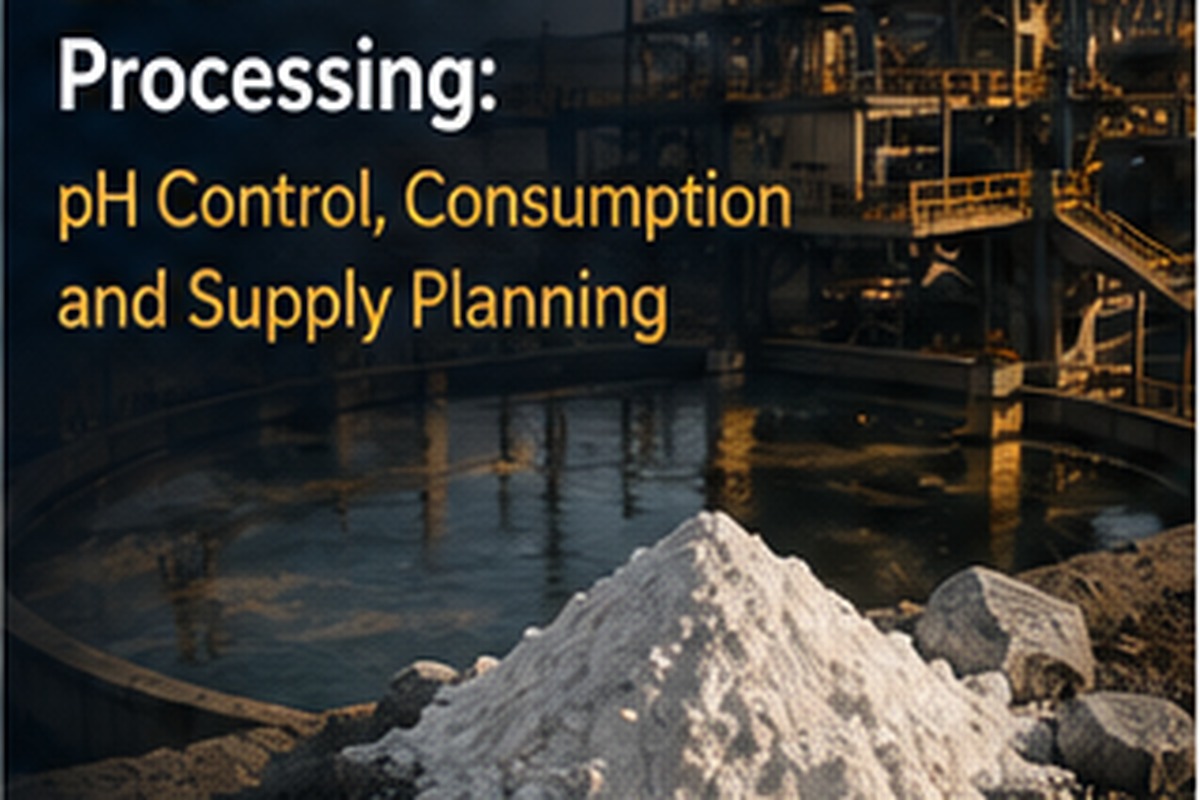 Lime in Gold Processing: pH Control, Consumption and Supply Planning