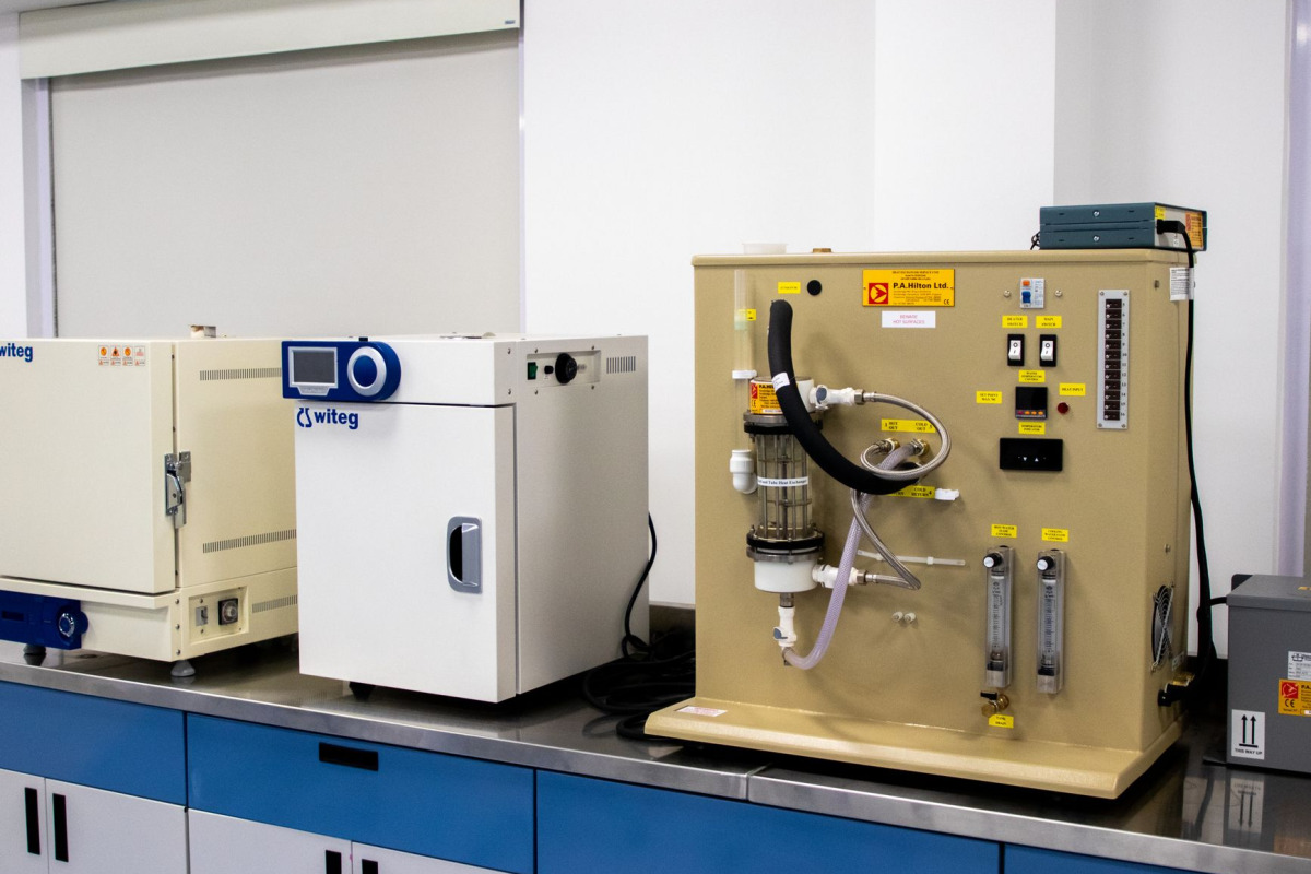 High-tech laboratory equipment featuring Witeg machines, perfect for industrial and scientific environments.